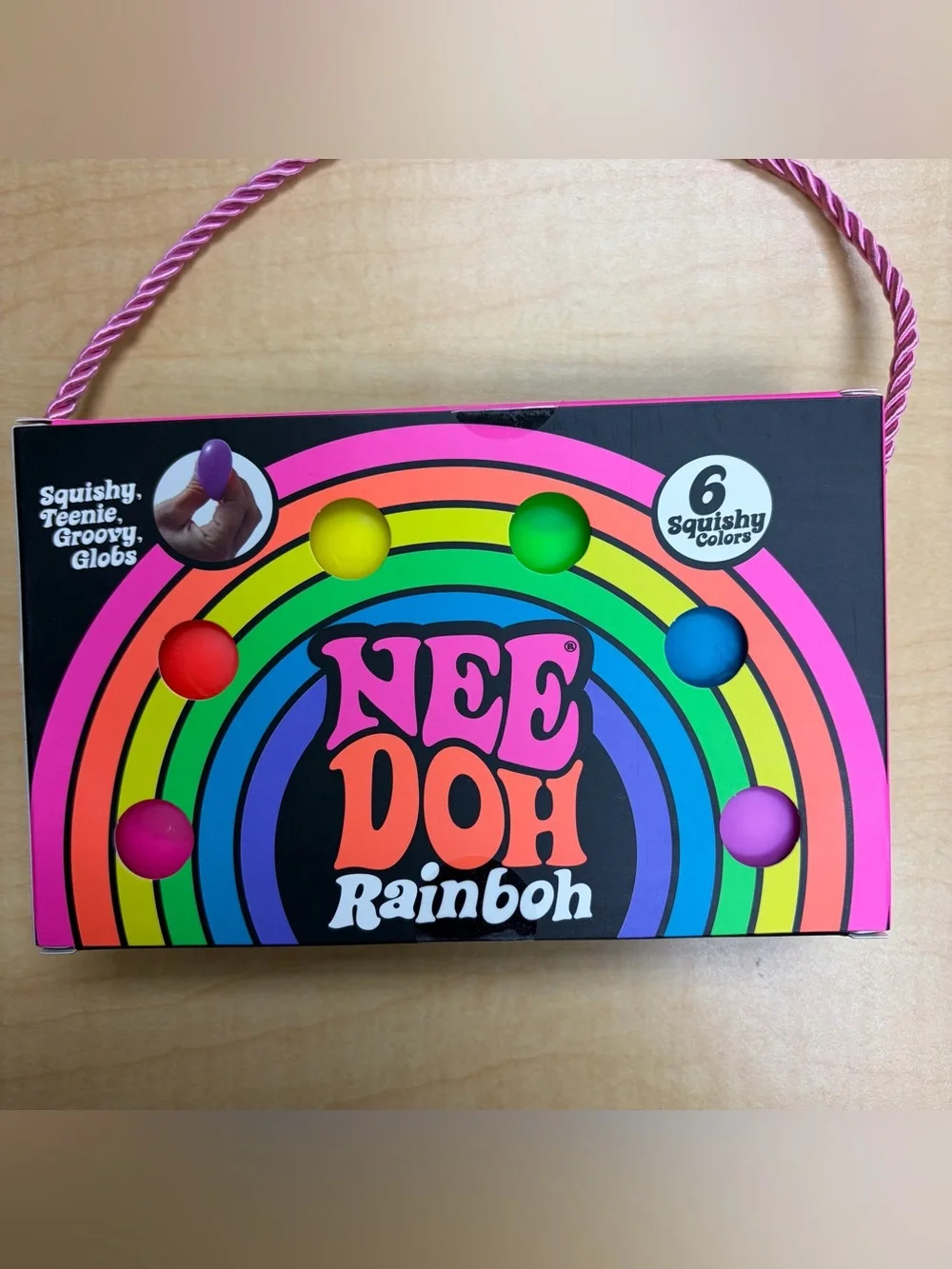 NeeDoh Rainboh, Teenie, Groovy, Globs New Authentic Schylling New